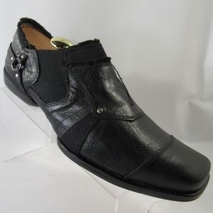 SHANE & SHAWN Size 10 M Black Loafer Mens R6 D1